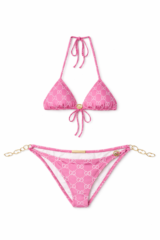 Bikini 2 pièce Style G (rose)